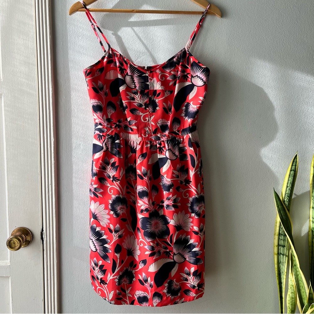 J.Crew•Tropical Floral Print Sundress•sz4 - Picture 13 of 13